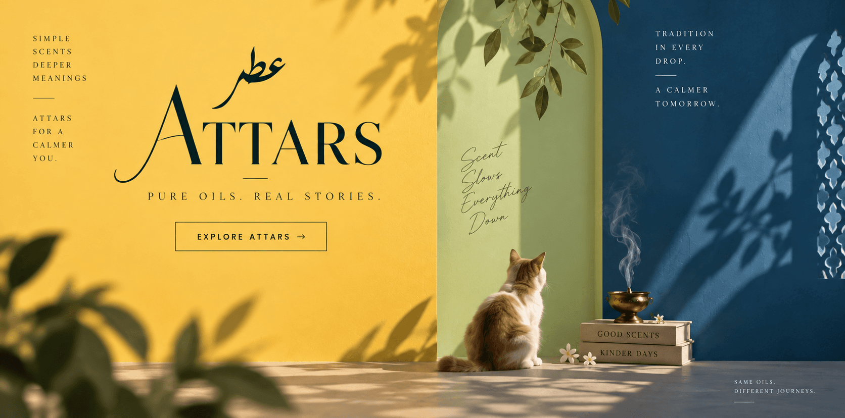 Attars — simple scents, deeper meanings. Pure oils, real stories.